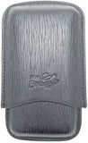 La Habanos Leather Cigar Case for 3 - Authentic Full Grade Buffalo Hide Leather