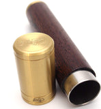 Copper and African Wenge Wood Luxurious Cigar Tube
