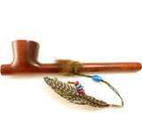 Lakota Indian Spirit Peace Pear Wood Tobacco Pipe
