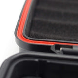 Waterproof Cigar Travel Humidor for 10 Cigars - Integrated Hygrometer and Humidifier Included - 2 Trays