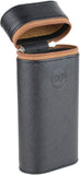Mrs. Brog Elegant Full Grain Leather Cigar Humidor Compact Travel Case