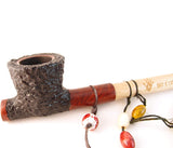 Lakota Mediterranean Briar Wood Indian Peace Pipe