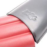 La Habanos Leather Cigar Case for 3 - Authentic Full Grade Buffalo Hide Leather