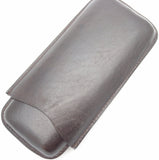 Leather Cigar Pouch for 3 - Authentic Full Grade Buffalo Hide Leather