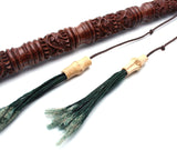 19 Inch Long Orient Oak Morta Wood Tobacco Pipe