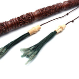 Mr. Brog Beautiful Handmade 19 Inch Long Tobbaco Smoking Pipe - Orient Morta Walnut - Oak Morta Wood