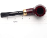 No. 124 Bent Army Mediterranean Briar Wood Tobacco Pipe
