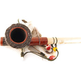Lakota Mediterranean Briar Wood Indian Peace Pipe