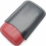 La Habanos Leather Cigar Case for 3 - Authentic Full Grade Buffalo Hide Leather