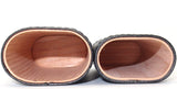 Vittori Leather Cigar Cases for 2 Cigars (Robusto) - Authentic Full Grade Leather - Black