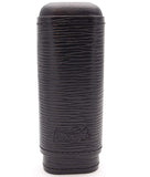 Vittori Leather Cigar Cases for 2 Cigars (Robusto) - Authentic Full Grade Leather - Black