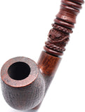 19 Inch Long Orient Italian Briar Wood Tobacco Pipe
