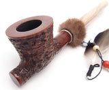 Lakota Mediterranean Briar Wood Indian Peace Pipe