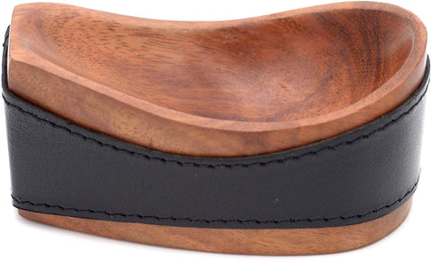 Tobacco Pipe Stand - Authentic Full Grade Buffalo Hide Leather - Black Tobacco Pipe Stand - Authentic Full Grade Buffalo Hide Leather - Black