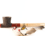 Lakota Mediterranean Briar Wood Indian Peace Pipe