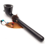 Lakota Indian Peace Pear Wood Tobacco Pipe
