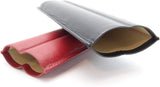 Leather Cigar Case for 2 - Authentic Full Grade Buffalo Hide Leather