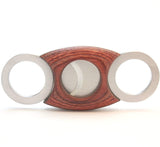 Mrs. Brog Guillotine Cigar Cutter - Mahogany Wood & Stainless Steel