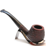 Mr. Brog Metal Lady Shoe Style Tobacco Pipe Stand in Gift Box - Gold