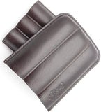 Full Grade Buffalo Hide Creased Leather Cigar Case