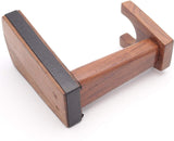 Leather Tobacco Pipe Holder - Authentic Full Grade Buffalo Hide Leather - Black