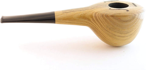 No. 308 Mandolin Ash Wood Tobacco Pipe No. 308 Mandolin Ash Wood Tobacco Pipe