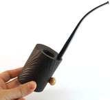 No. 306 Yerba Mate Pear Wood Tobacco Pipe