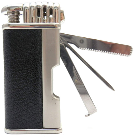 Leather Tobacco Pipe Lighter and Czech Tool - All in One Leather Tobacco Pipe Lighter and Czech Tool - All in One