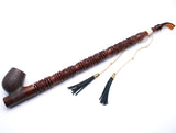 19 Inch Long Orient Italian Briar Wood Tobacco Pipe