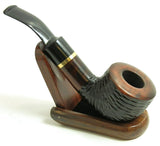 Foldable Tobacco Pipe Stand - Wood Finished