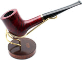 Poker Mediterranean Briar Wood Tobacco Pipe