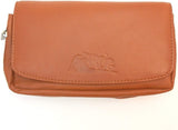 Sheep Napa Leather Tobacco Pipe Combo Pouch with Rubber Lining to Preserve Freshness
