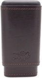 Spanish Leather Cedar Cigar Cases - Authentic Full Grade Buffalo Hide Leather