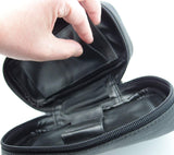 Tobacco Pipe Leather Case - 3 Pipes - Authentic Full Grade Leather