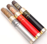 Single Cigar Humidor Tube and Built-In Humidifier