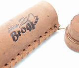 Single Cow Hide Leather Cigar Case