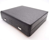 Full Grade Leather Spanish Cedar Wood Desktop Leather Cigar Humidor