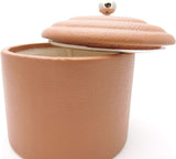 Full Grade Cow Leather Pipe Tobacco Jar