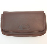 Sheep Napa Leather Tobacco Pipe Combo Pouch with Rubber Lining to Preserve Freshness