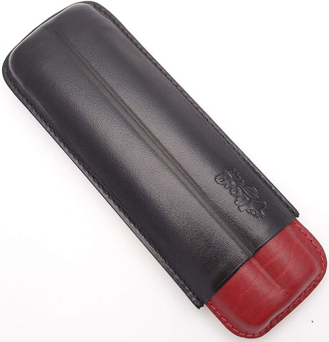 Leather Cigar Case for 2 - Authentic Full Grade Buffalo Hide Leather Leather Cigar Case for 2 - Authentic Full Grade Buffalo Hide Leather