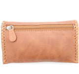 Tobacco Pouch - Authentic Full Grade Cow Hide Leather - Tan