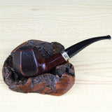 No. 120 Franklin Mediterranean Briar Wood Tobacco Pipe