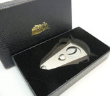 Mrs. Brog Cigar Cutter - Wood and Stainless Steel - Cut and Lock System