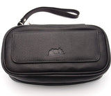 Tobacco Pipe Leather Case - 3 Pipes - Authentic Full Grade Leather
