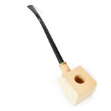 Pre-Drilled Churchwarden Pear Wood Block