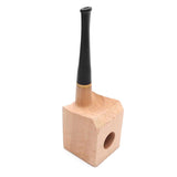 Pre-Drilled Straight Pear Wood Block