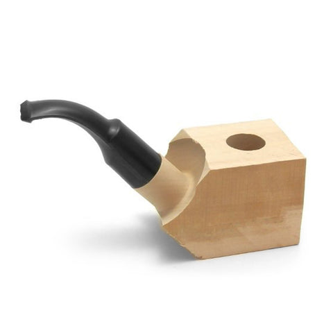 Pre-Drilled Bent Pear Wood Block Pre-Drilled Bent Pear Wood Block