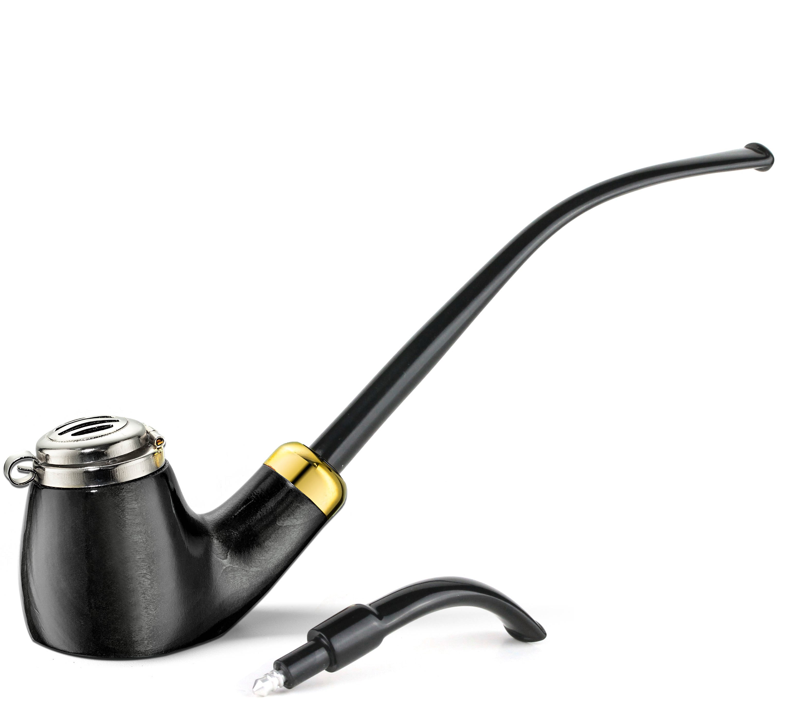 No. 21 Old Army Pear Wood Pipe (Dual Stems)