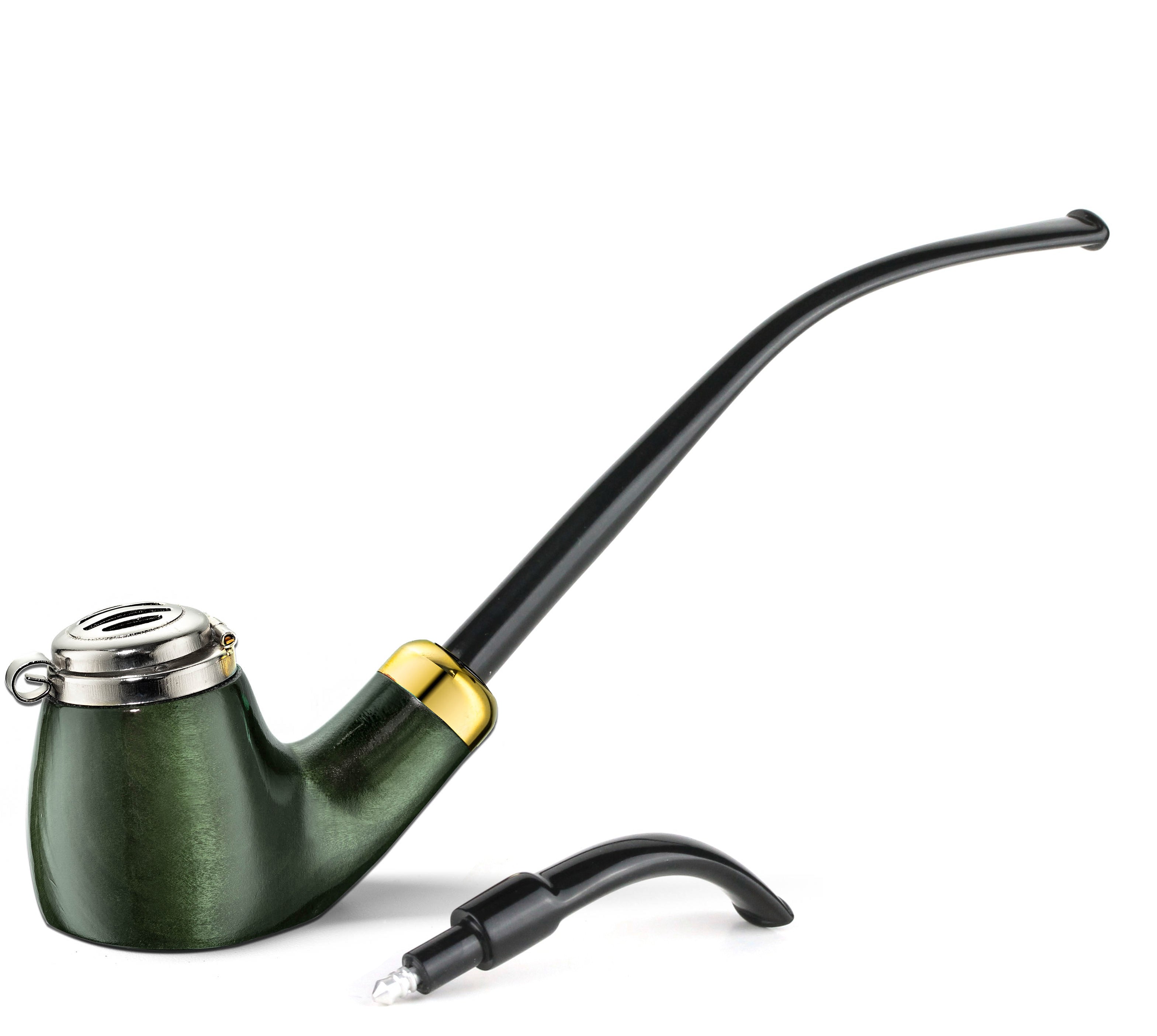 No. 21 Old Army Pear Wood Pipe (Dual Stems)