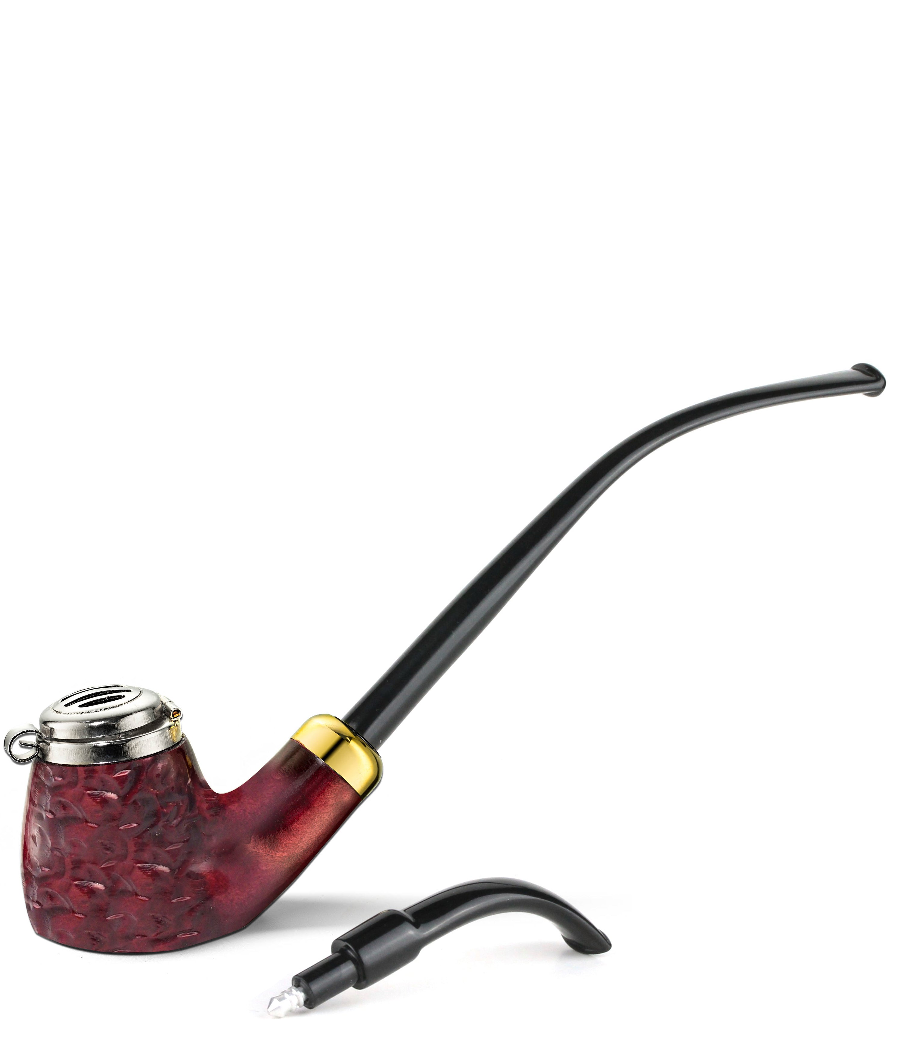 No. 21 Old Army Pear Wood Pipe (Dual Stems)